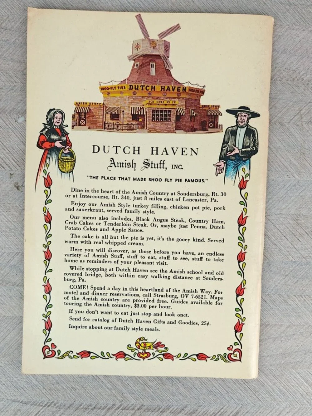 Amish Dutch Cookbook By Ruth Redcay 1964 Edition Paperback Recipes